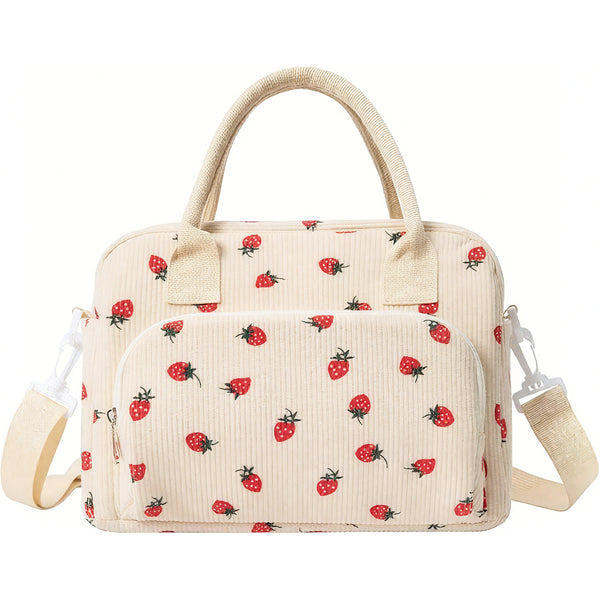 HHAMZONE Lunch Bags for Women, Cute Lunch Box, 11L Large Insulated Cooler Bag with Adjustable Shoulder Strap, Work Tote Lunch Containers for Adults