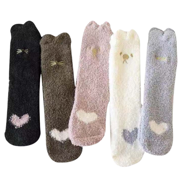 uzzy Socks for Women Soft Cozy Fluffy Winter Warm Slipper Socks Home Sleeping Sock