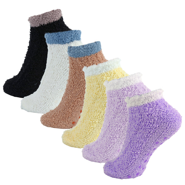 TRANSLINK Slippers Sock for Women with Enhanced Foot Massage and Anti Slip Grip for Cozy Evenings and Gifts