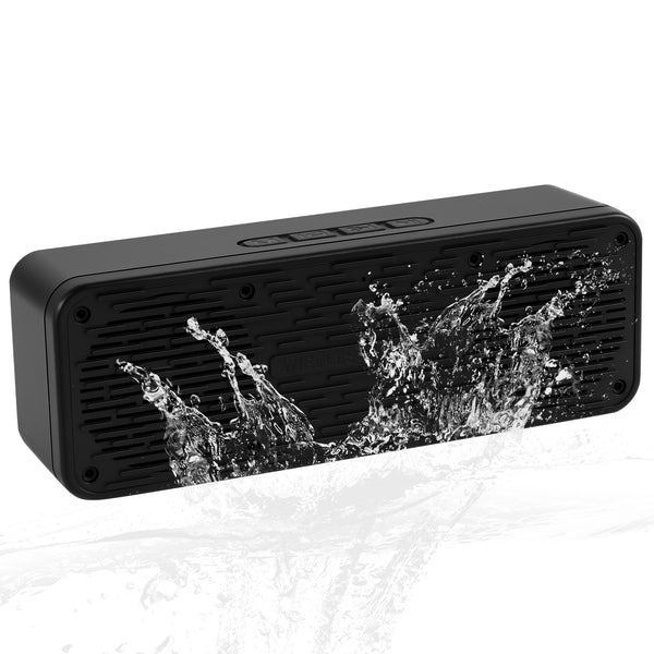 Bluetooth Speaker with HD Sound 20H Playtime Portable Stereo Speaker for Home Outdoors Travel（Black）