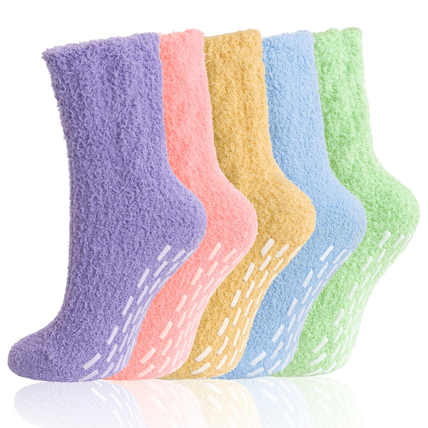 TRANSLINK Socks for Women Cozy Non Slip Fuzzy Socks Perfect for Birthday, Mother’s Day Special Occasions