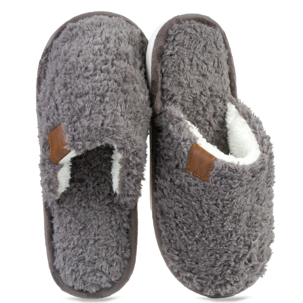 Cozy Slippers for Women Indoor and Outdoor Fuzzy House Shoes with Memory Foam
