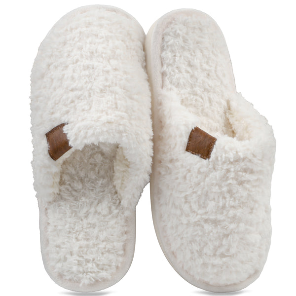 TRANSLINK Women Fuzzy Slippers Fluffy Winter Memory Foam House Shoes Indoor and Outdoor