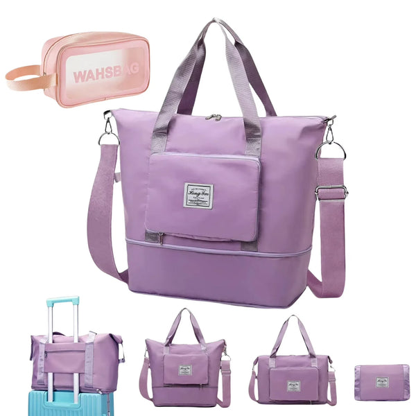 TRANSLINK 40L Gym bag for Women Weekender Overnight Daypack with Toiletry Bag