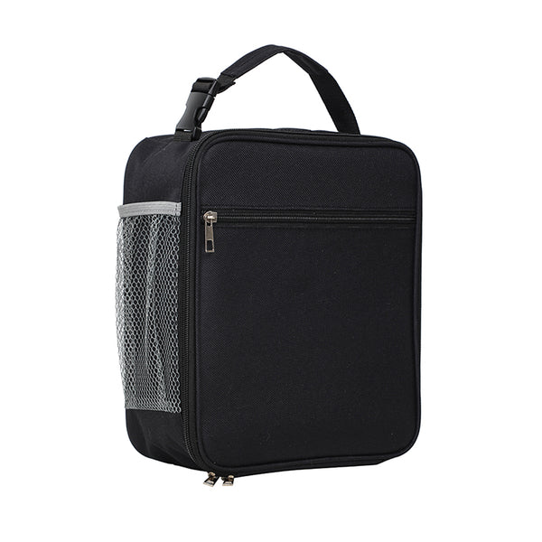 TRANSLINK Insulated Lunch Box for Men Women LeakProof Cooler Lunch Bag with 4 Pockets Ideal for Work Picnic Travel Black
